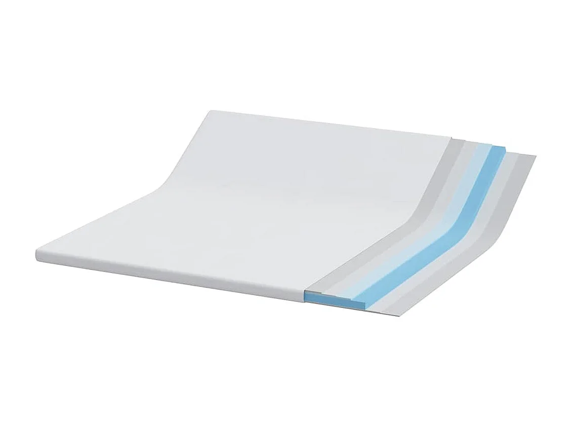Surmatelas  | Coussins de Matelas | Couvre-matelas Blanc 200 x 200 cm