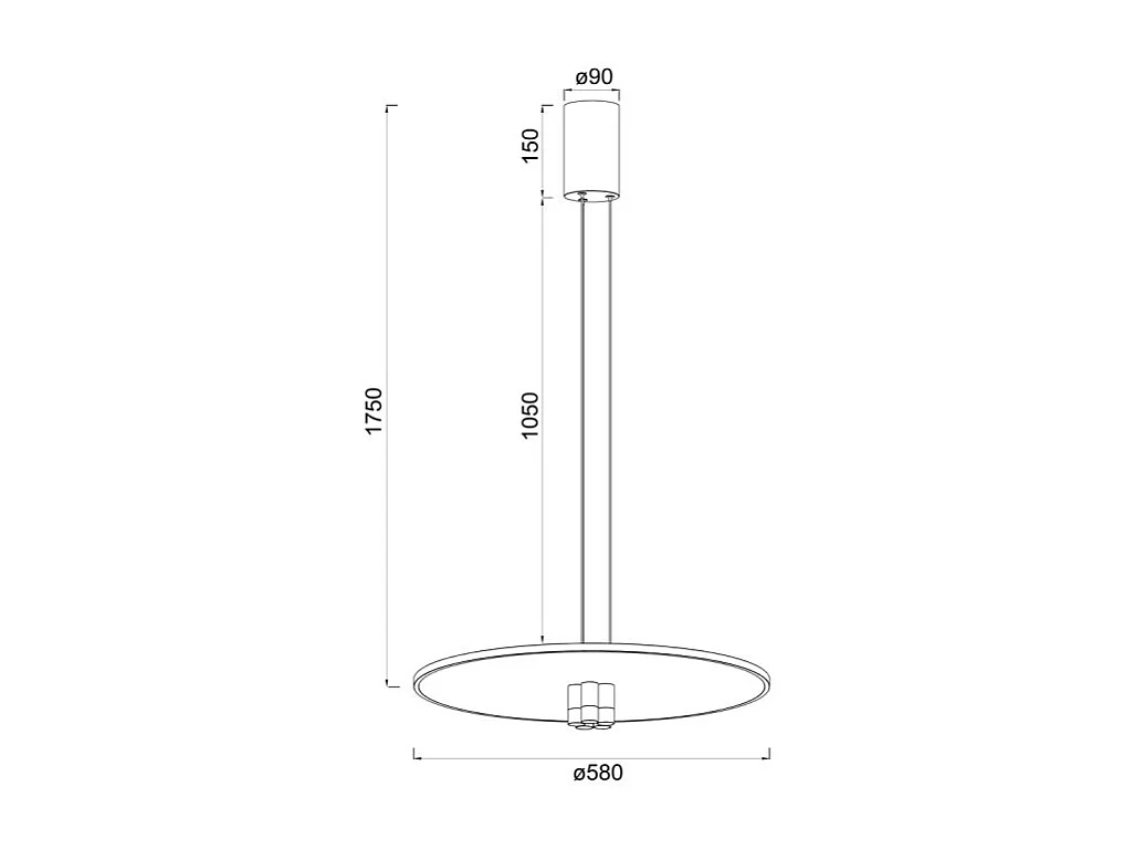 Suspension LED Nomada, Mantra