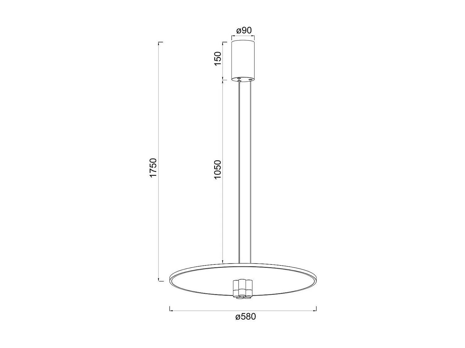 Suspension LED Nomada, Mantra