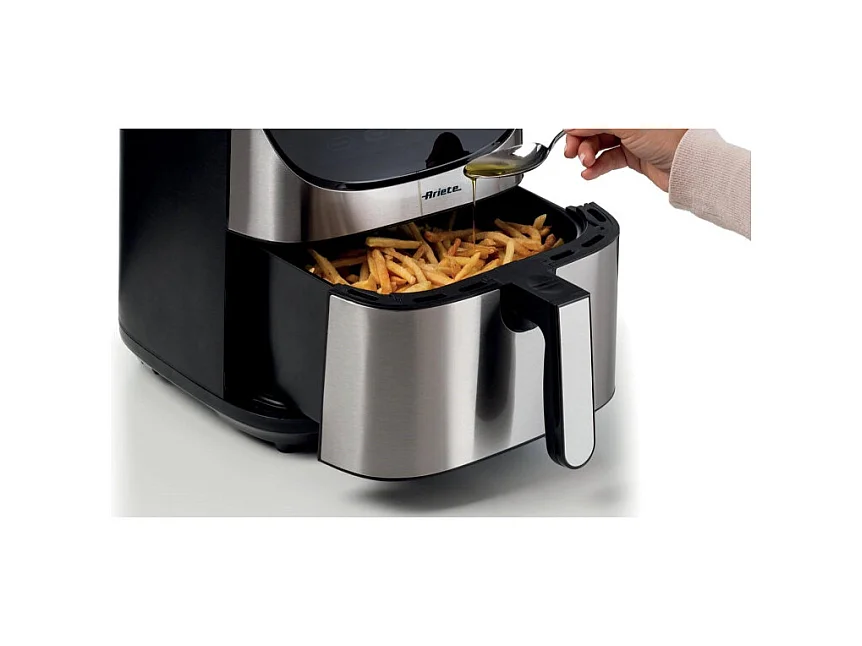 Friteuse sans huile digitale ARIETE - inox brossé - XXL 2 kilos - Modele 4628