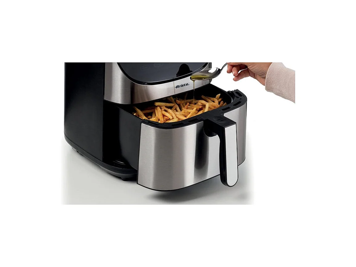 Friteuse sans huile digitale ARIETE - inox brossé - XXL 2 kilos - Modele 4628