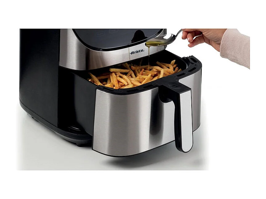 Friteuse sans huile digitale ARIETE - inox brossé - XXL 2 kilos - Modele 4628