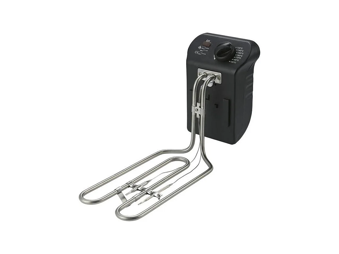 Friteuse 3L CONTINENTAL EDISON Inox 2000W - Thermostat Réglable - Éléments Amovibles - Capacité 600g