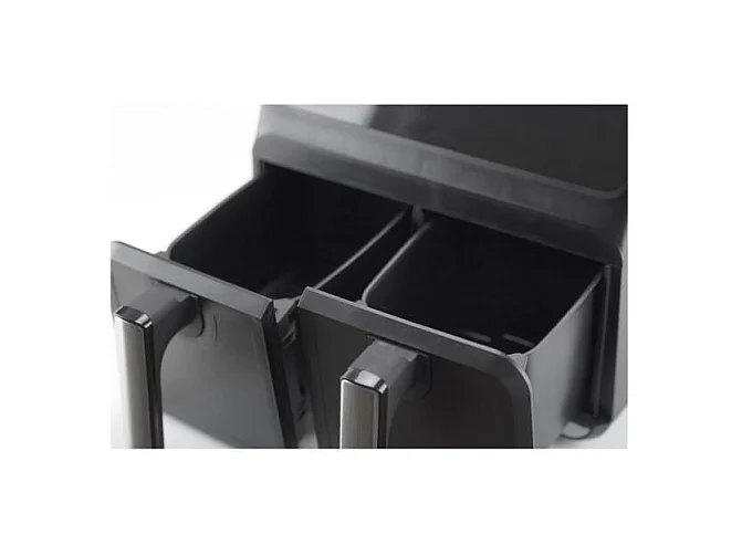 Friteuse Sans Huile Double - JOCCA - 2097 - 4L + 4L - 38,5x39,5x31,5 cm