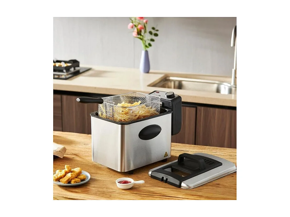 CONTINENTAL EDISON CEFR4IX3 - Friteuse 4 Litres - 2000W