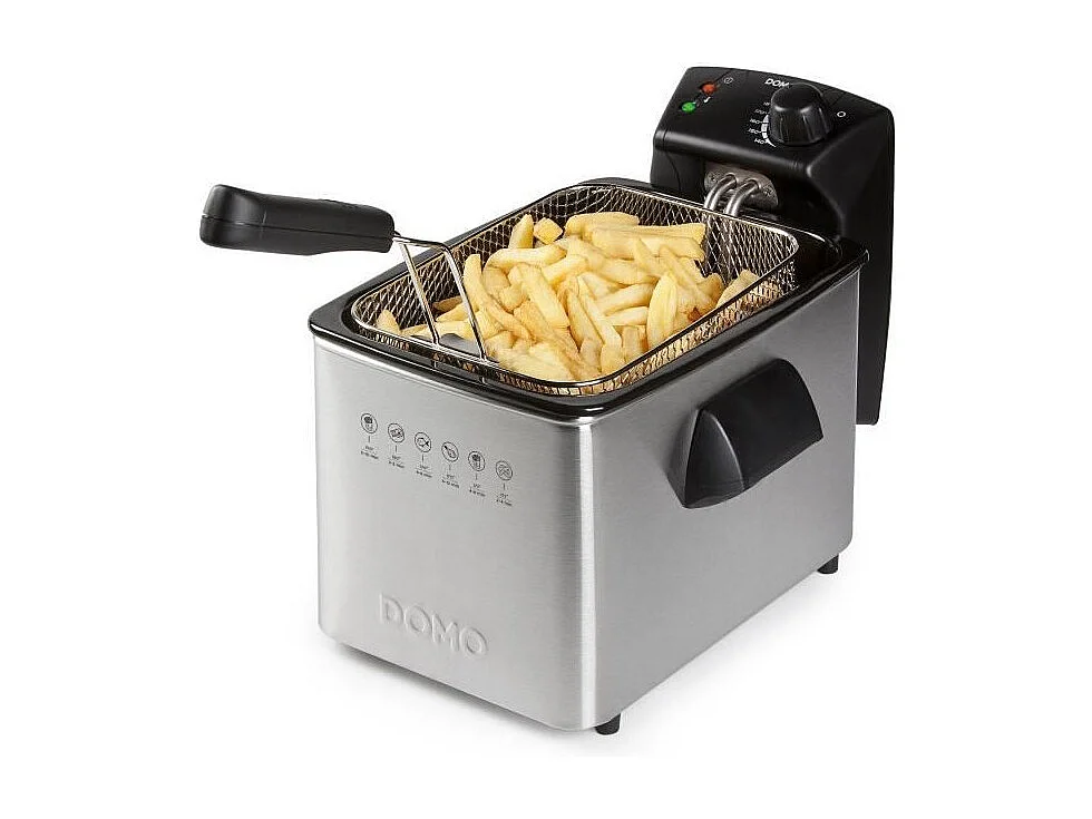 DOMO DO465FR Friteuse electrique semi-professionnelle - Inox