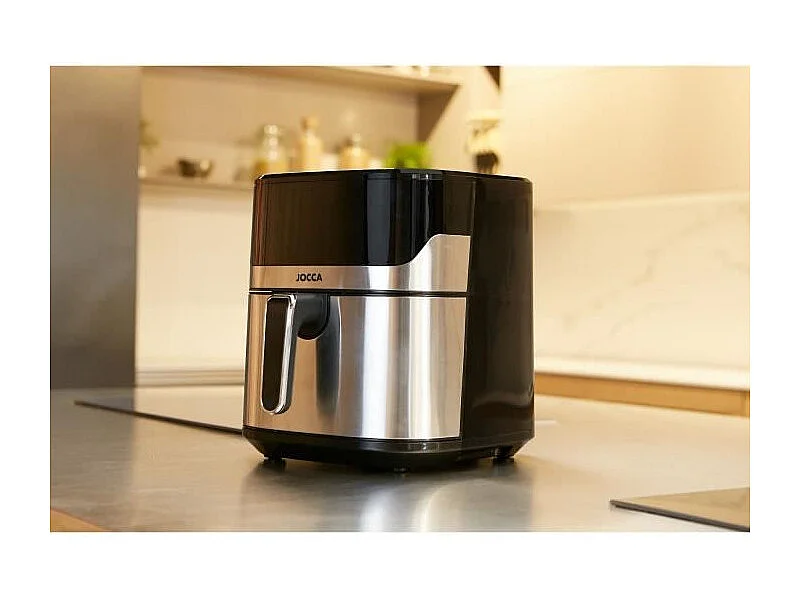 Friteuse sans huile - JOCCA - 2192 - 6,5L - 1600 W - 28 x 37 x 31,5 cm - Inox