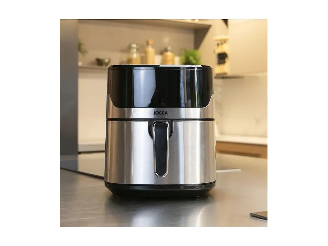 Friteuse sans huile - JOCCA - 2192 - 6,5L - 1600 W - 28 x 37 x 31,5 cm - Inox