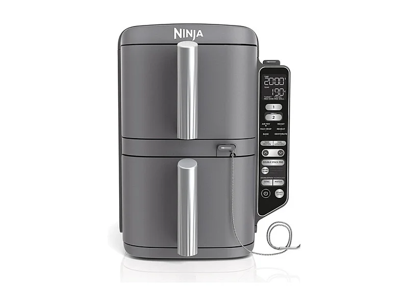 Friteuse sans huile Ninja Double Stack XL avec Thermosonde SmartCook SL451EU