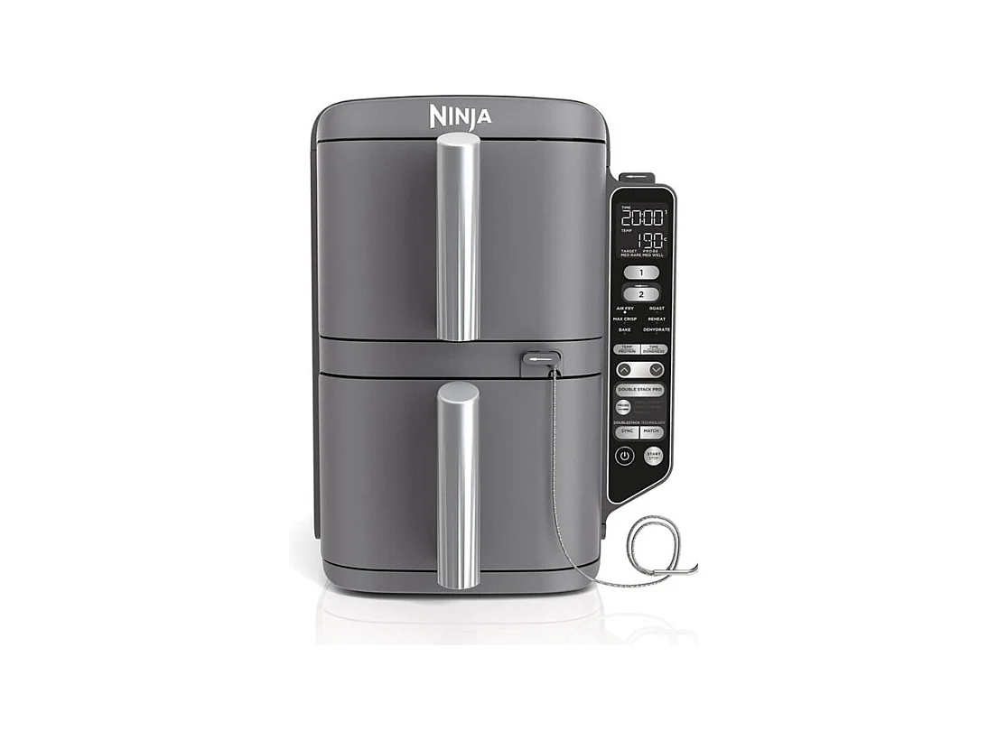 Friteuse sans huile Ninja Double Stack XL avec Thermosonde SmartCook SL451EU