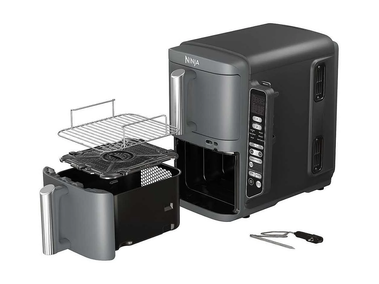 Friteuse sans huile NINJA - Double Stack XL SL451EU - Capacité 9,5L - 6 programmes de cuisson - Thermosonde - 2470W