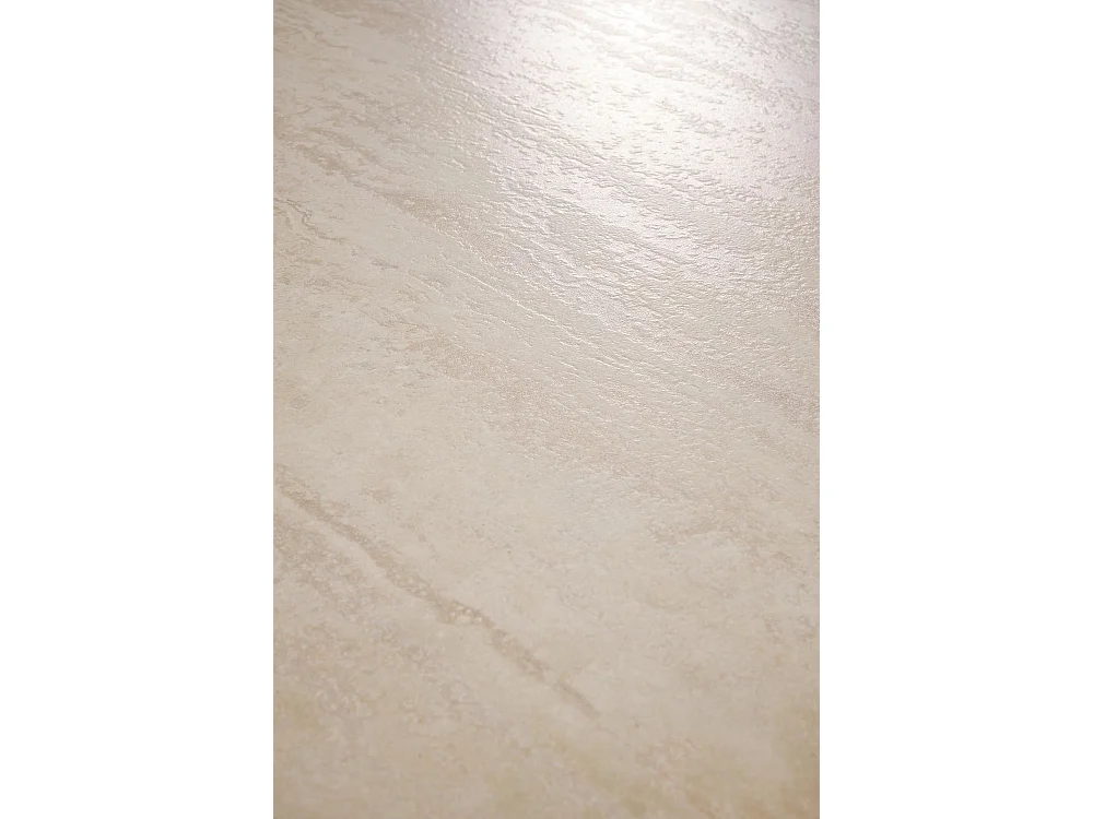 Table à manger Salix/extensible/métal fritté/beige-cachemire