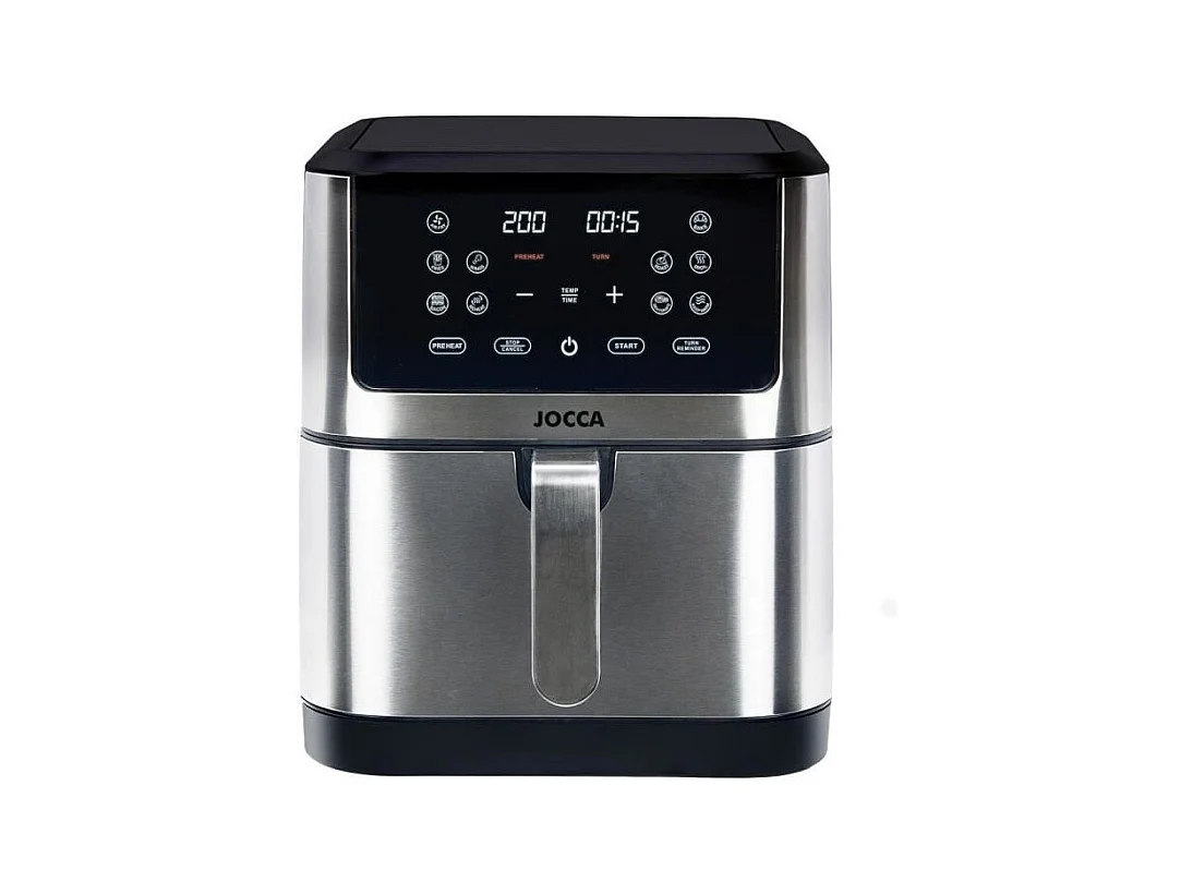 Friteuse sans huile - JOCCA - 2193 - 8L - 1800 W - 30,3 x 38,3 x 35,1 cm - Acier inoxydable