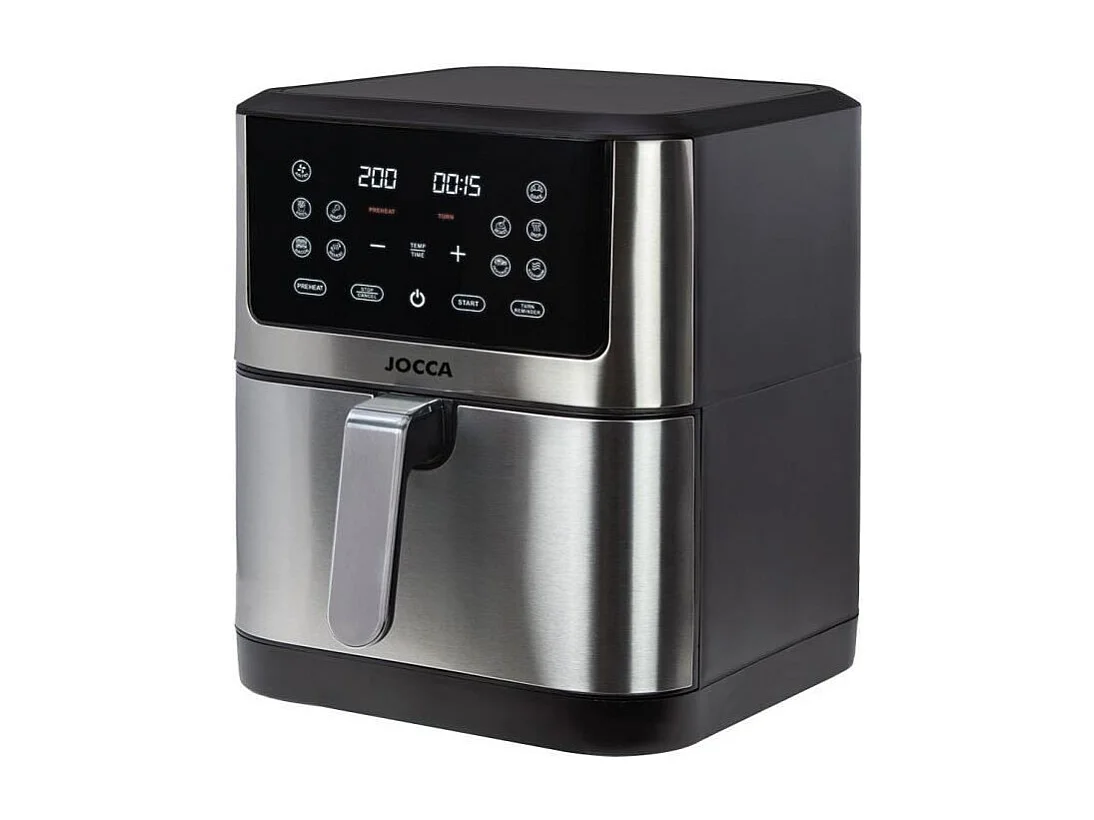 Friteuse sans huile - JOCCA - 2193 - 8L - 1800 W - 30,3 x 38,3 x 35,1 cm - Acier inoxydable