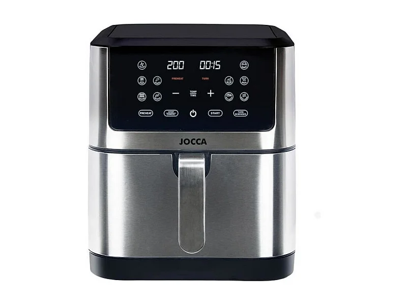 Friteuse sans huile - JOCCA - 2193 - 8L - 1800 W - 30,3 x 38,3 x 35,1 cm - Acier inoxydable