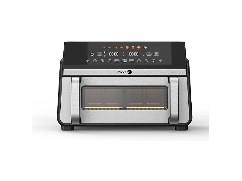 Friteuse sans huile FAGOR - Airfryer FG10AF - Capacité 11L - Double cuves 5,5L - Séparateur amovible - 2200W