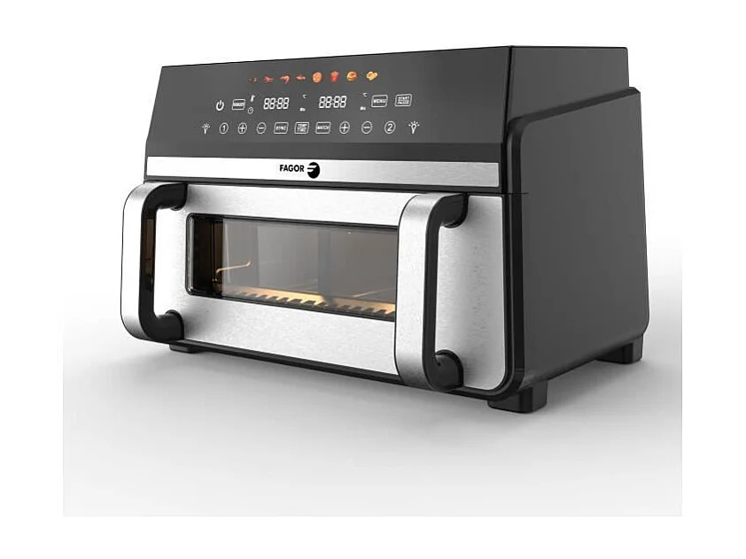 Friteuse sans huile FAGOR - Airfryer FG10AF - Capacité 11L - Double cuves 5,5L - Séparateur amovible - 2200W