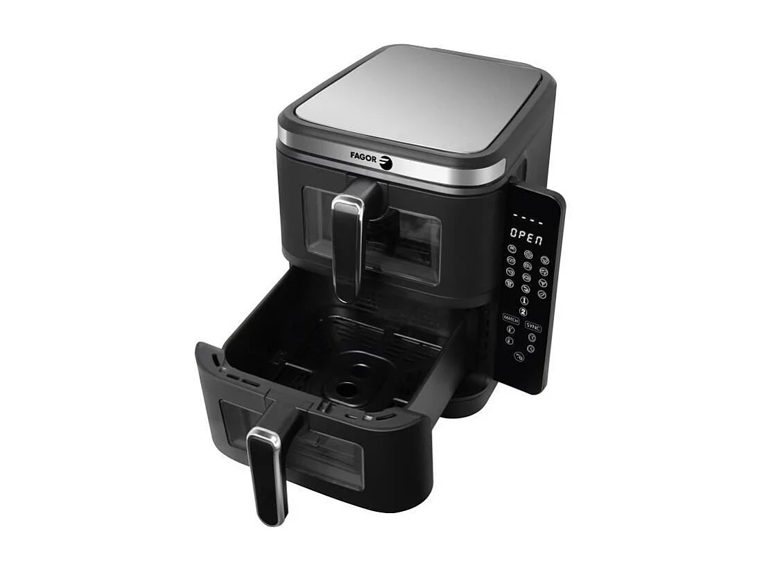 Friteuse sans huile FAGOR - Airfryer FGD11 - Capacité 11L - Double cuves 5,5 L - 12 programmes de cuisson - 2800W