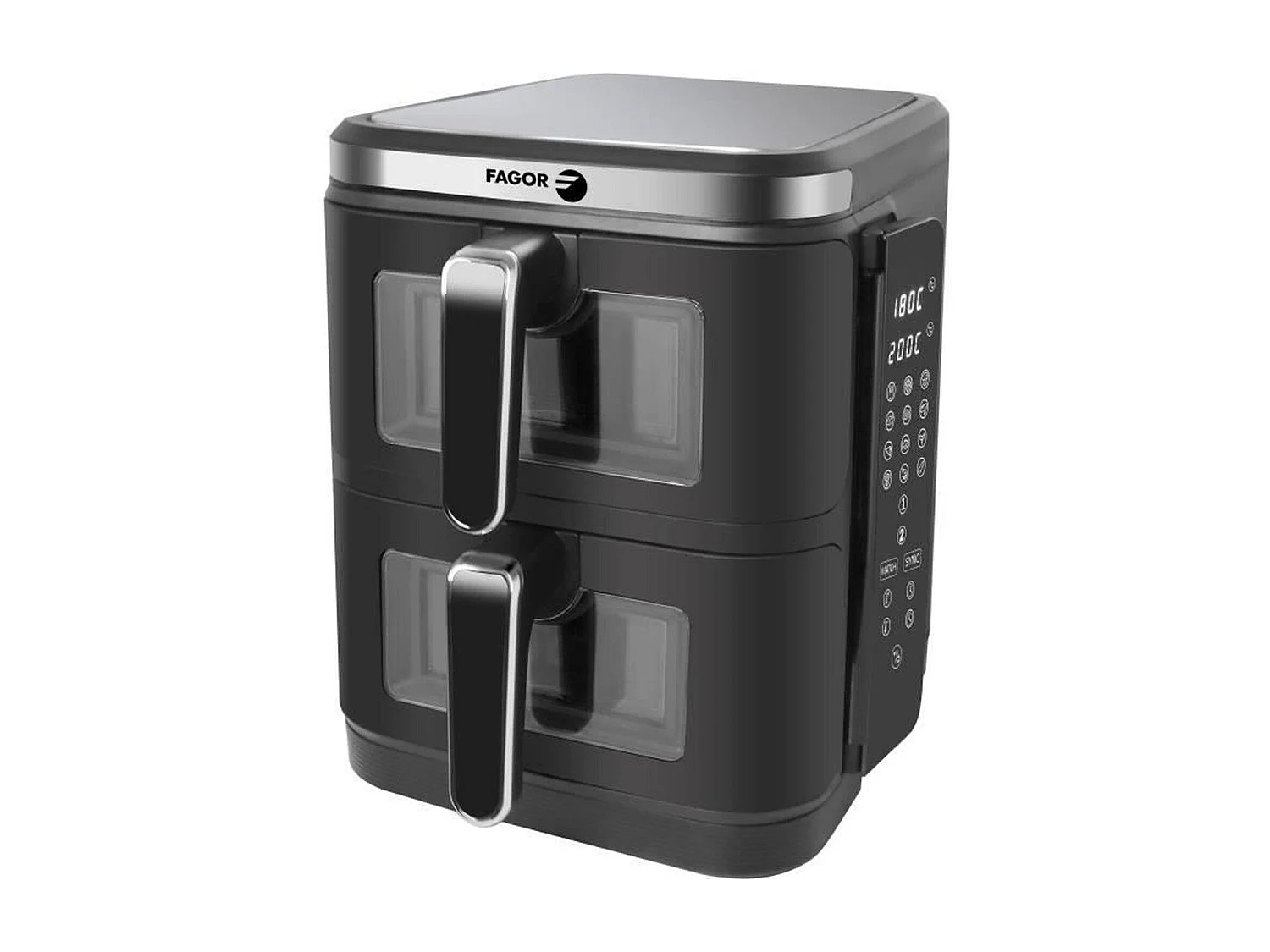 Friteuse sans huile FAGOR - Airfryer FGD11 - Capacité 11L - Double cuves 5,5 L - 12 programmes de cuisson - 2800W