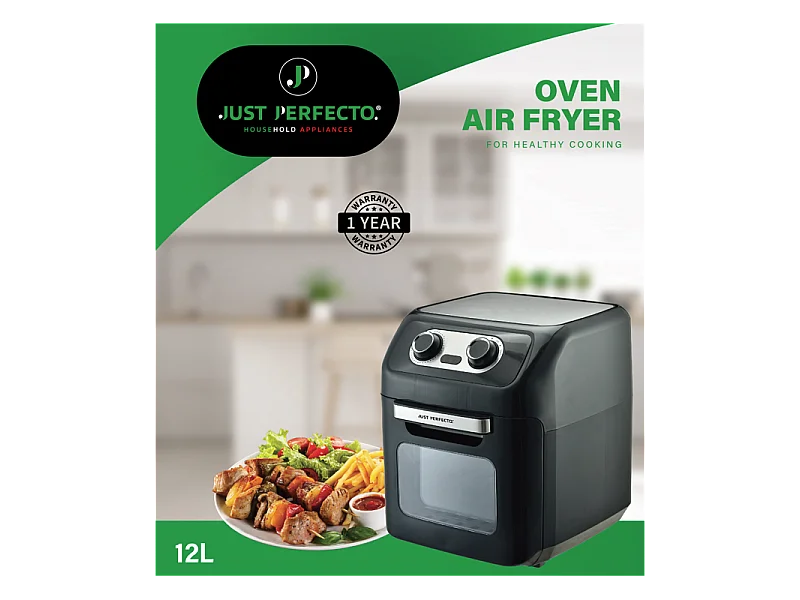 Just Perfecto JL-07: 1800W 12-en-1 Four Friteuse XXL 12L