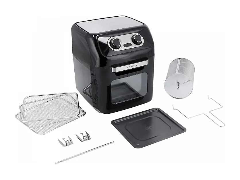 Just Perfecto JL-07: 1800W 12-en-1 Four Friteuse XXL 12L