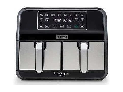 Kenwood Airfryer HFM20 000MB Kenwood000MB Kenwood 000MB kHealthy Twin 2x4L black silver (HFM20.000MB)