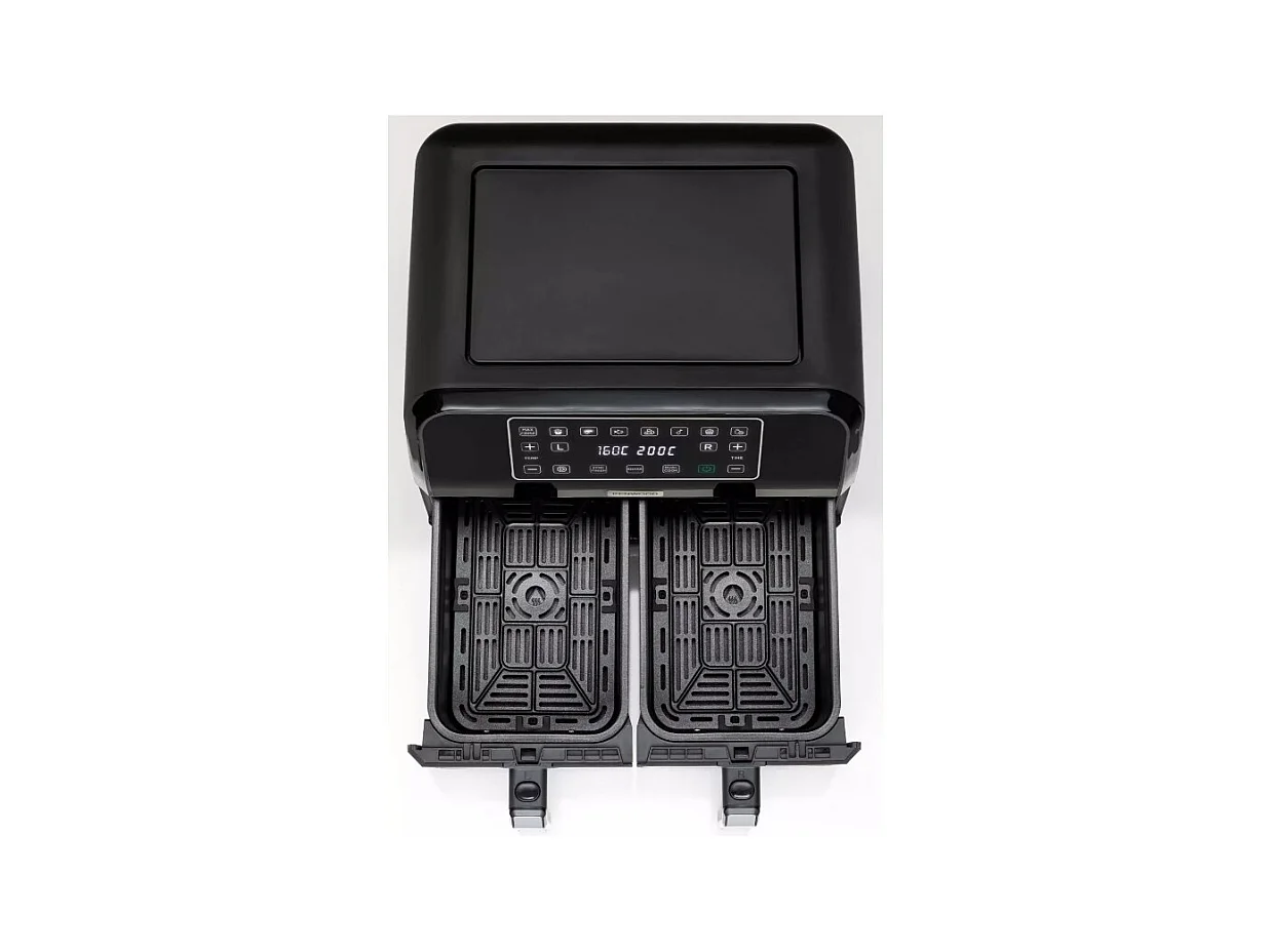Kenwood Airfryer HFM20 000MB Kenwood000MB Kenwood 000MB kHealthy Twin 2x4L black silver (HFM20.000MB)