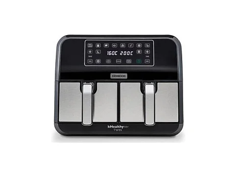 Kenwood Airfryer HFM20 000MB Kenwood000MB Kenwood 000MB kHealthy Twin 2x4L black silver (HFM20.000MB)