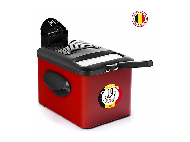 Frytownica Frifri 3.5L 3200W Czerwona - 1905R DUOFIL z Filtrami Antytłuszczowymi i Okienkiem