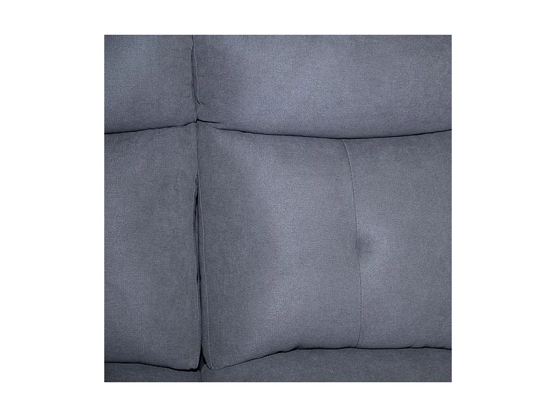 Canapé 2 places relax électrique gris Lucas