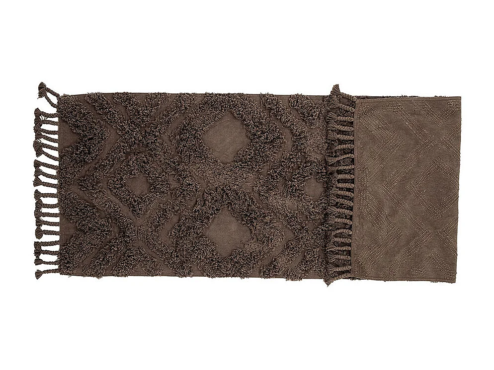 Hilma loper 200x70cm bruin.