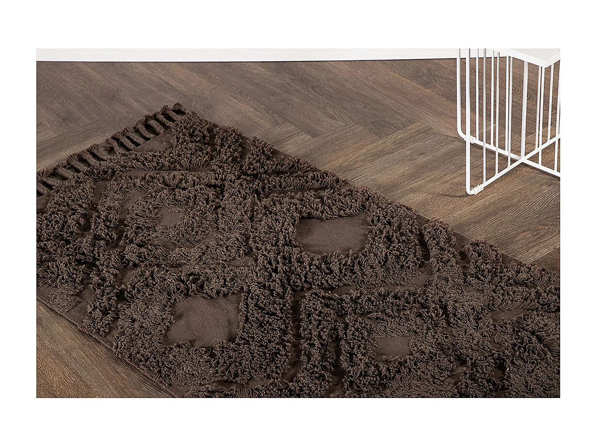 Hilma loper 200x70cm bruin.