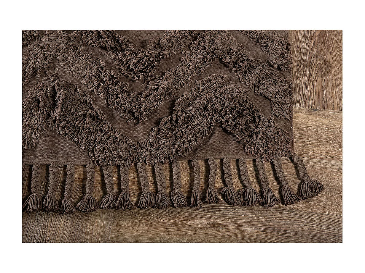 Hilma loper 200x70cm bruin.