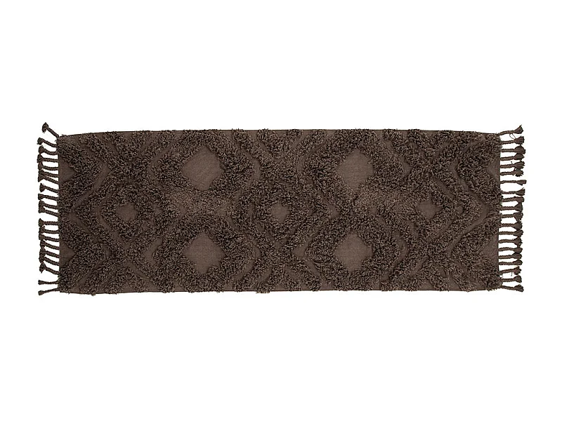 Tapis de Couloir Tufté "Hilma" 70x200cm Marron