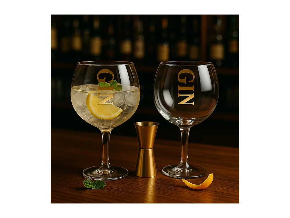 Coffret de 2 verres à Gin et doseur