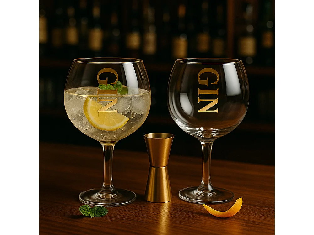 Coffret de 2 verres à Gin et doseur