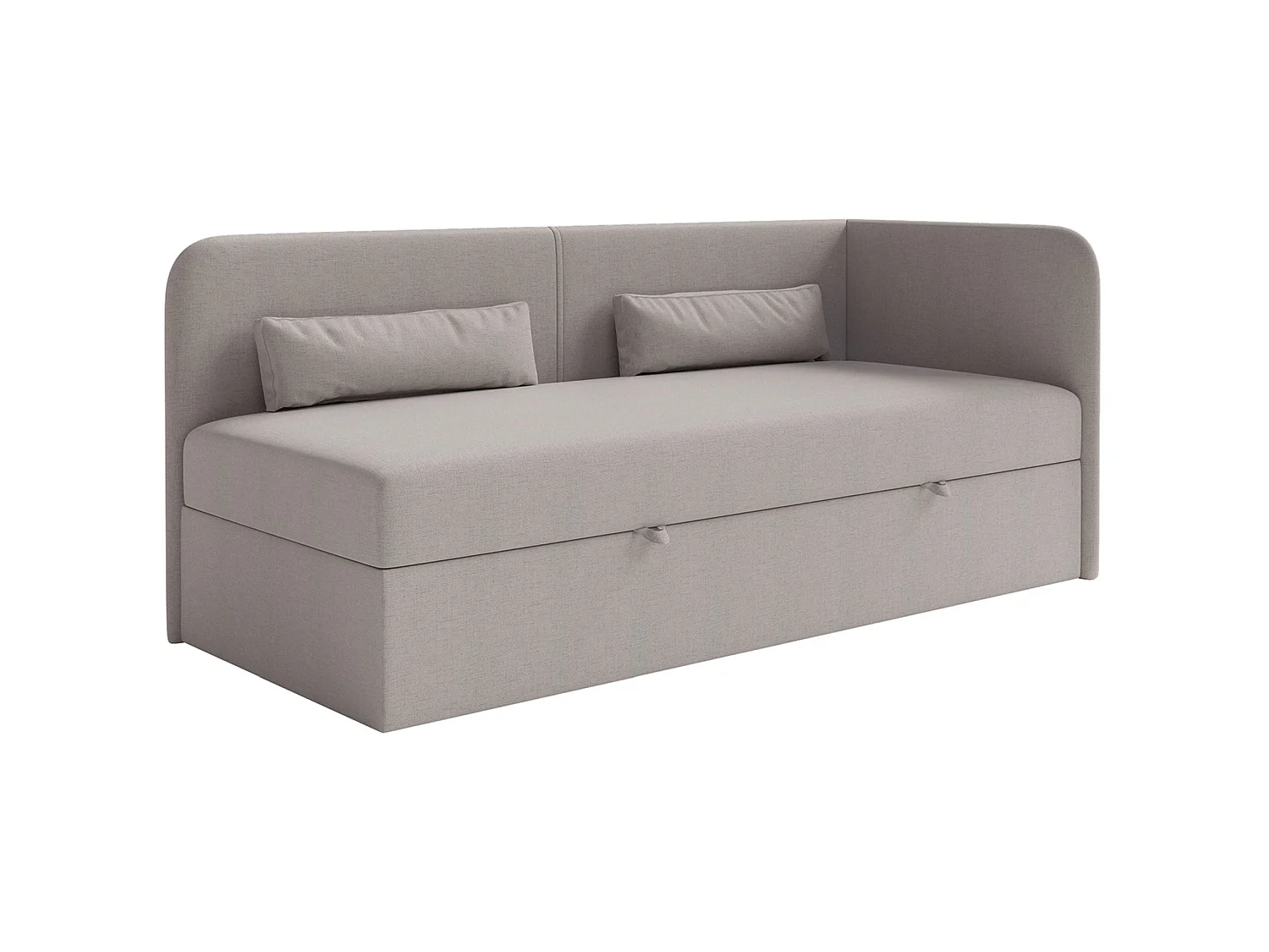 Lit ado avec rangement - olive - beige foncé - CALMMO