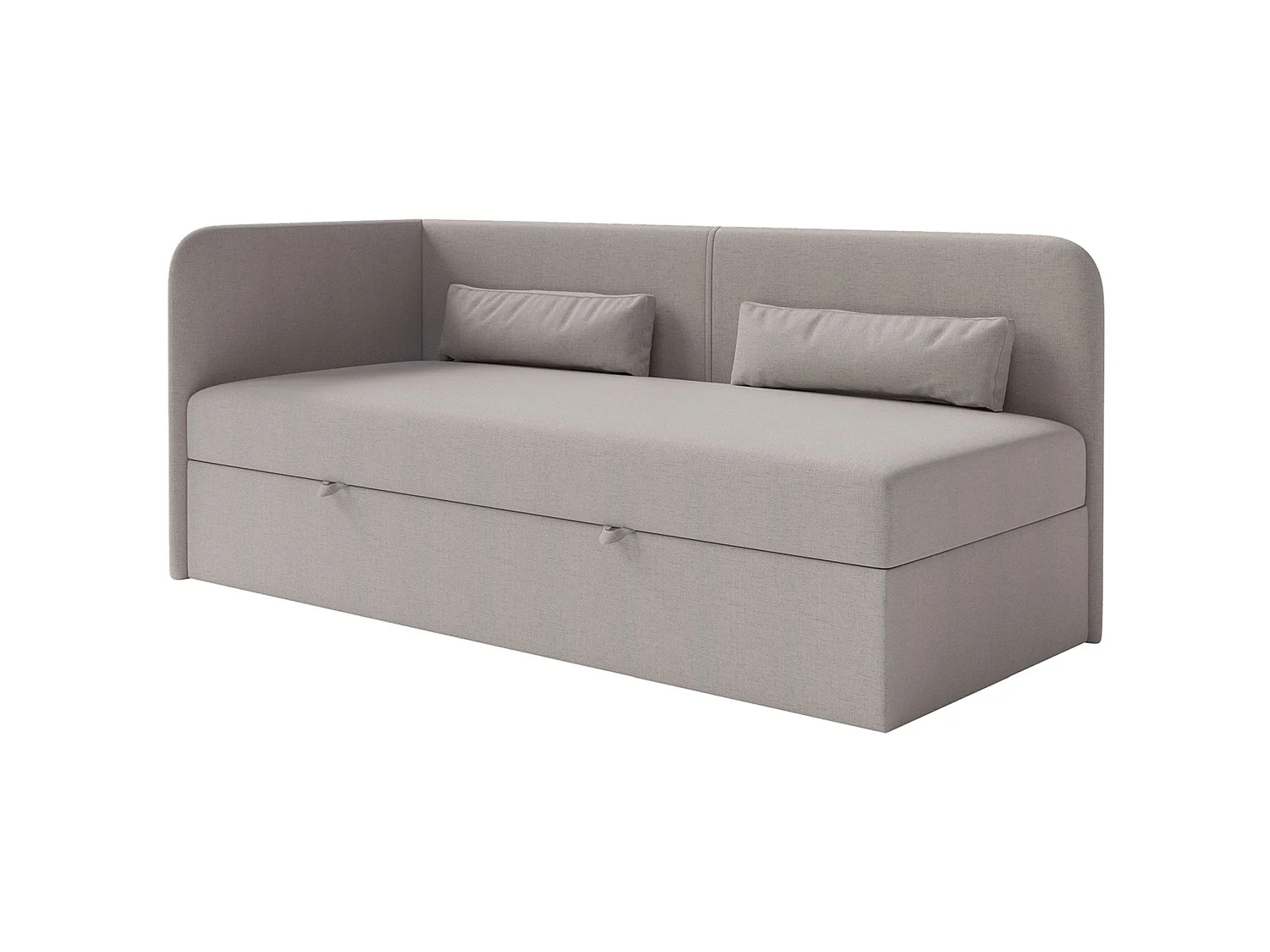 Lit ado avec rangement - olive - beige foncé - CALMMO