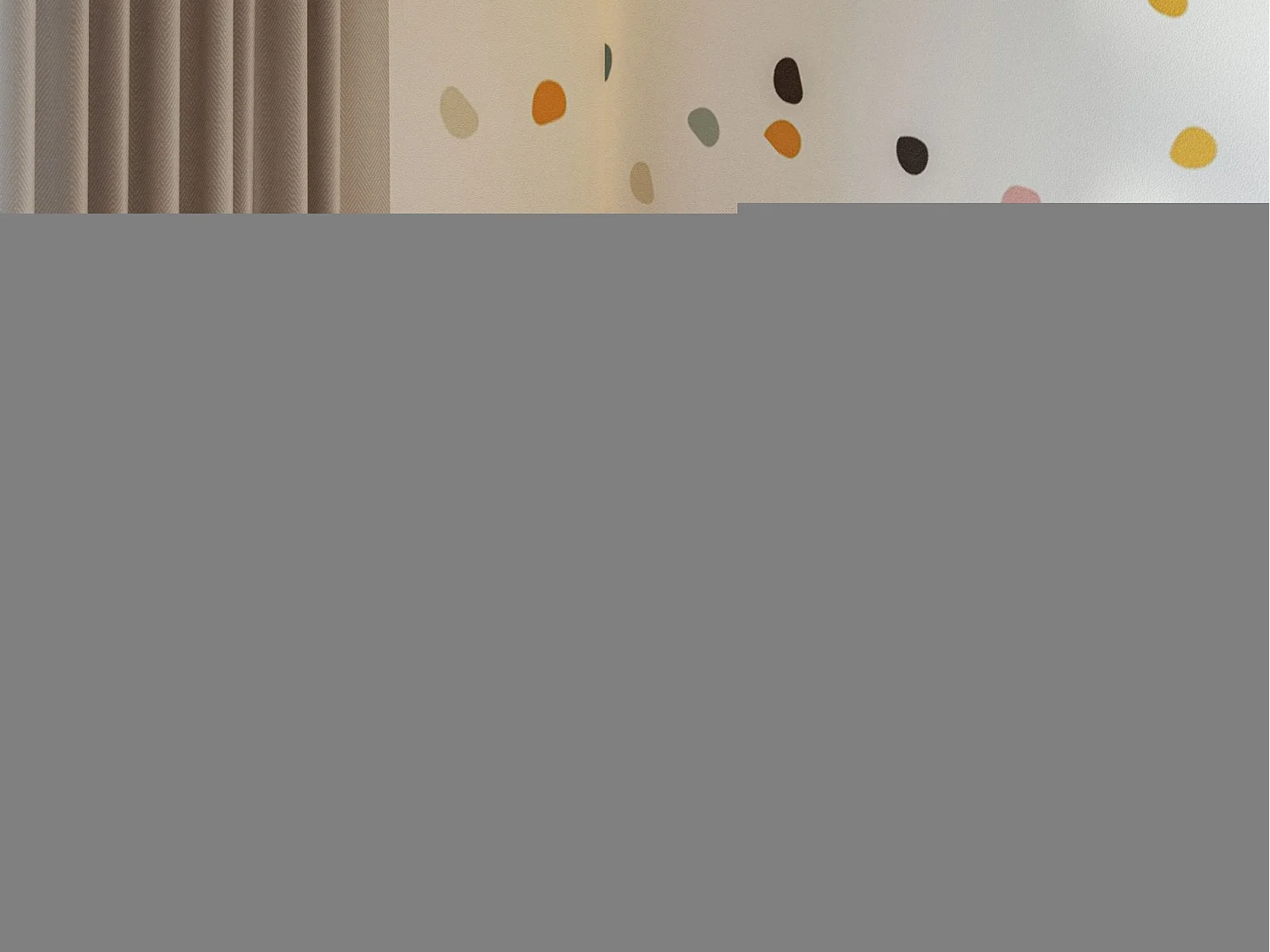 Lit ado avec rangement - olive - beige clair - CALMMO