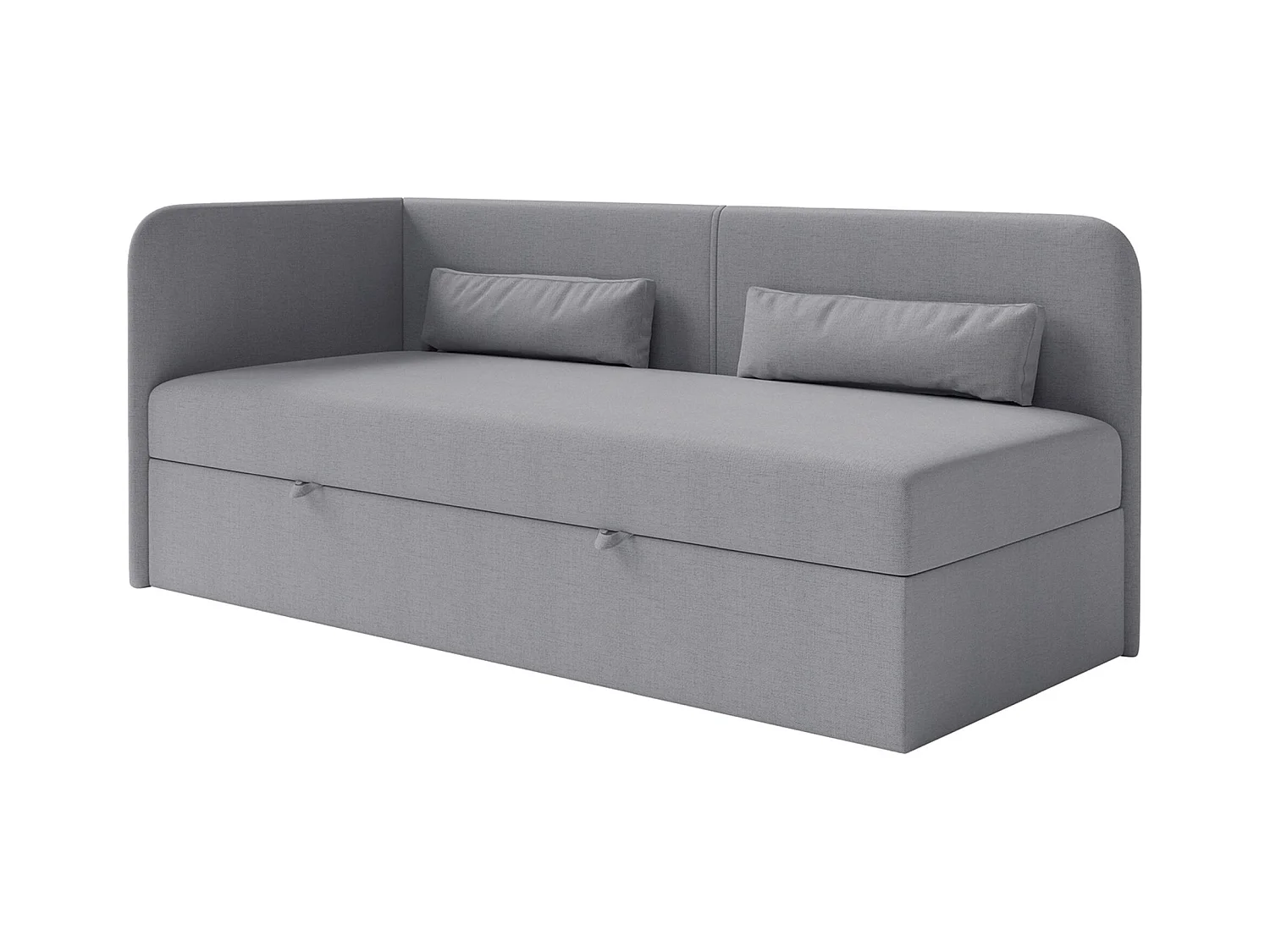 Lit ado avec rangement - olive - gris foncé - CALMMO