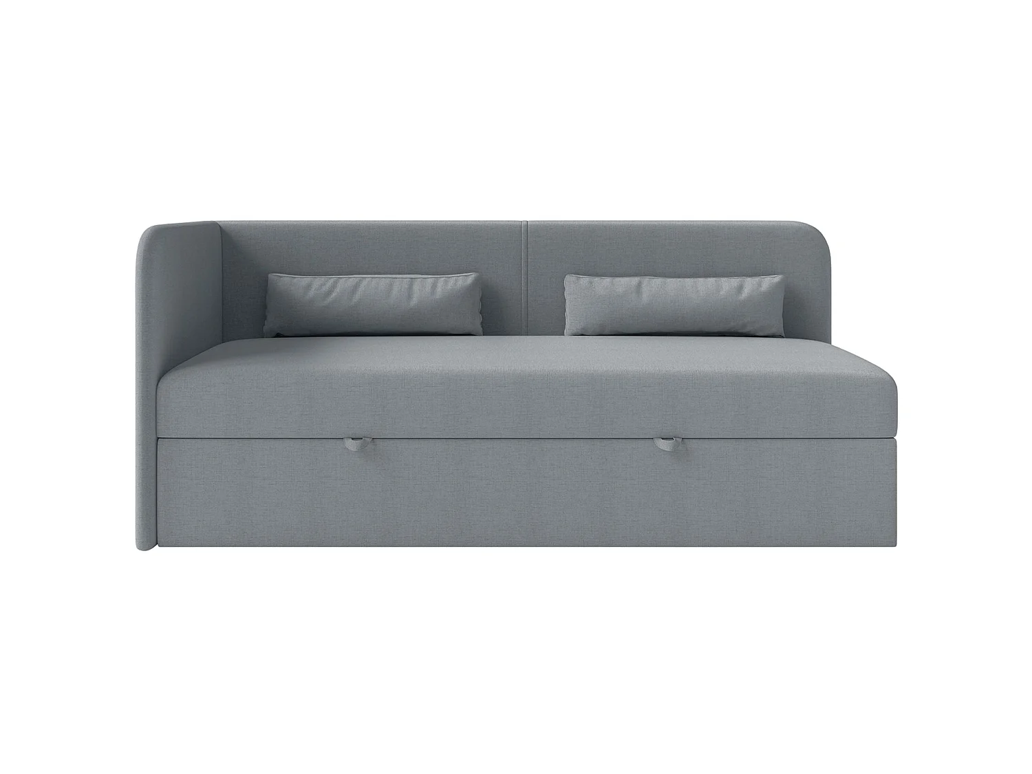 Lit ado avec rangement - olive - gris foncé - CALMMO