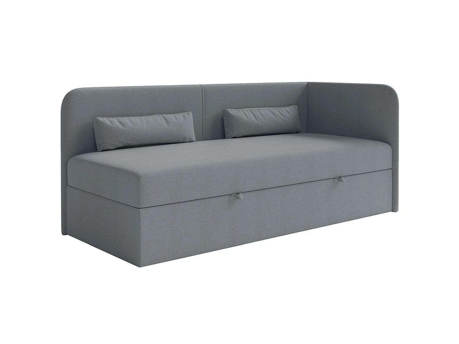 Lit ado avec rangement - olive - gris foncé - CALMMO