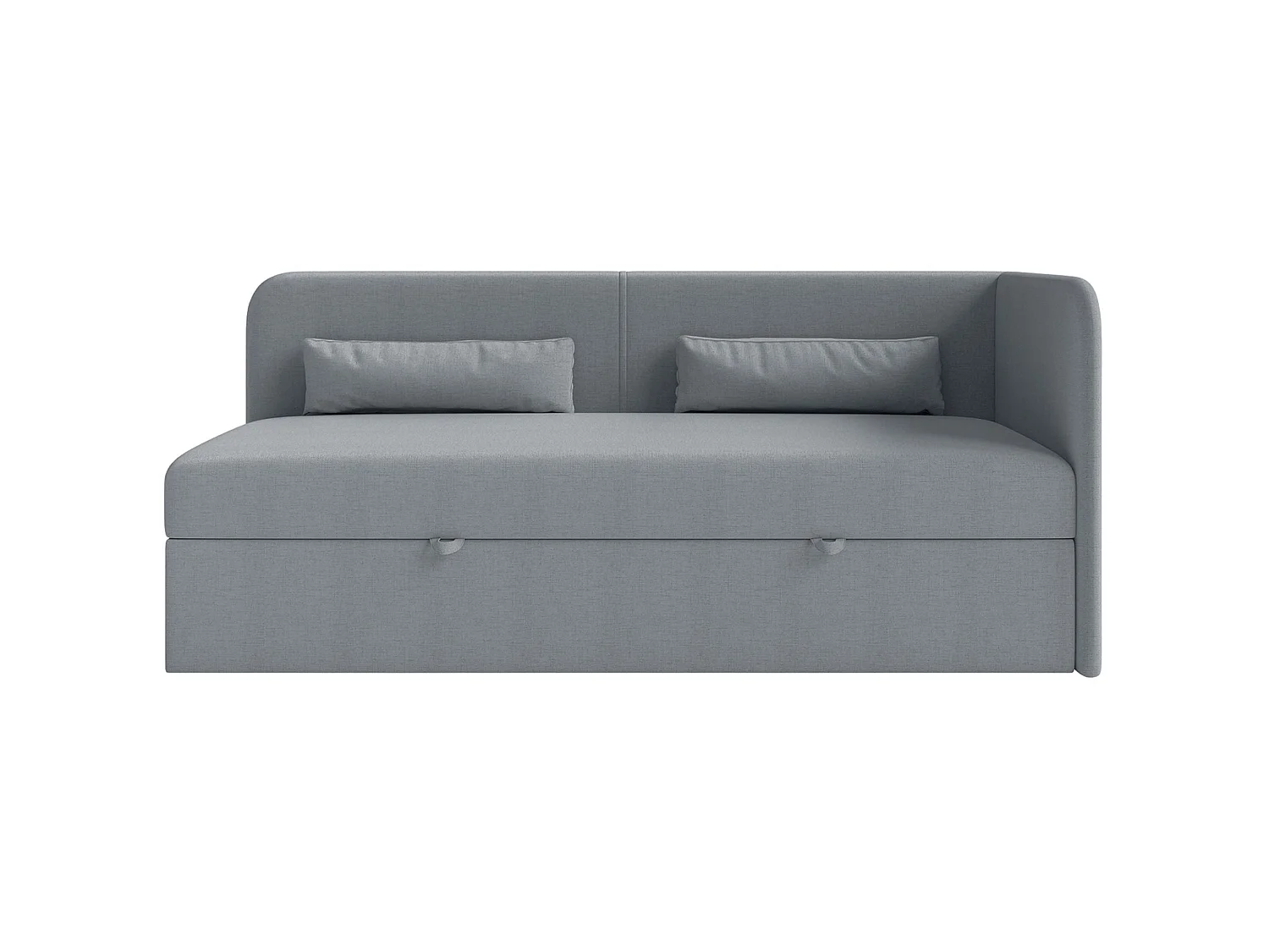 Lit ado avec rangement - olive - gris foncé - CALMMO