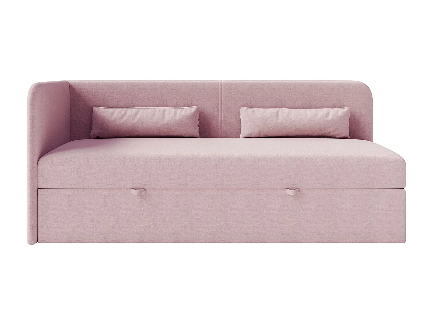 Lit ado avec rangement - olive - rose - CALMMO