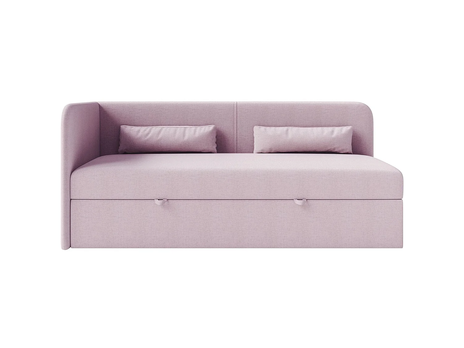 Lit ado avec rangement - olive - rose - CALMMO