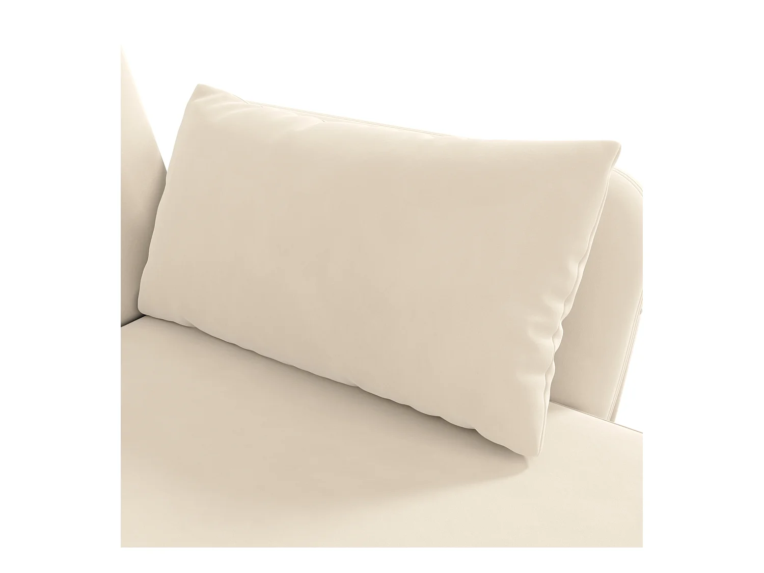 Canapé convertible moderne, canapé en L avec coin supplémentaire et fonction couchage, beige