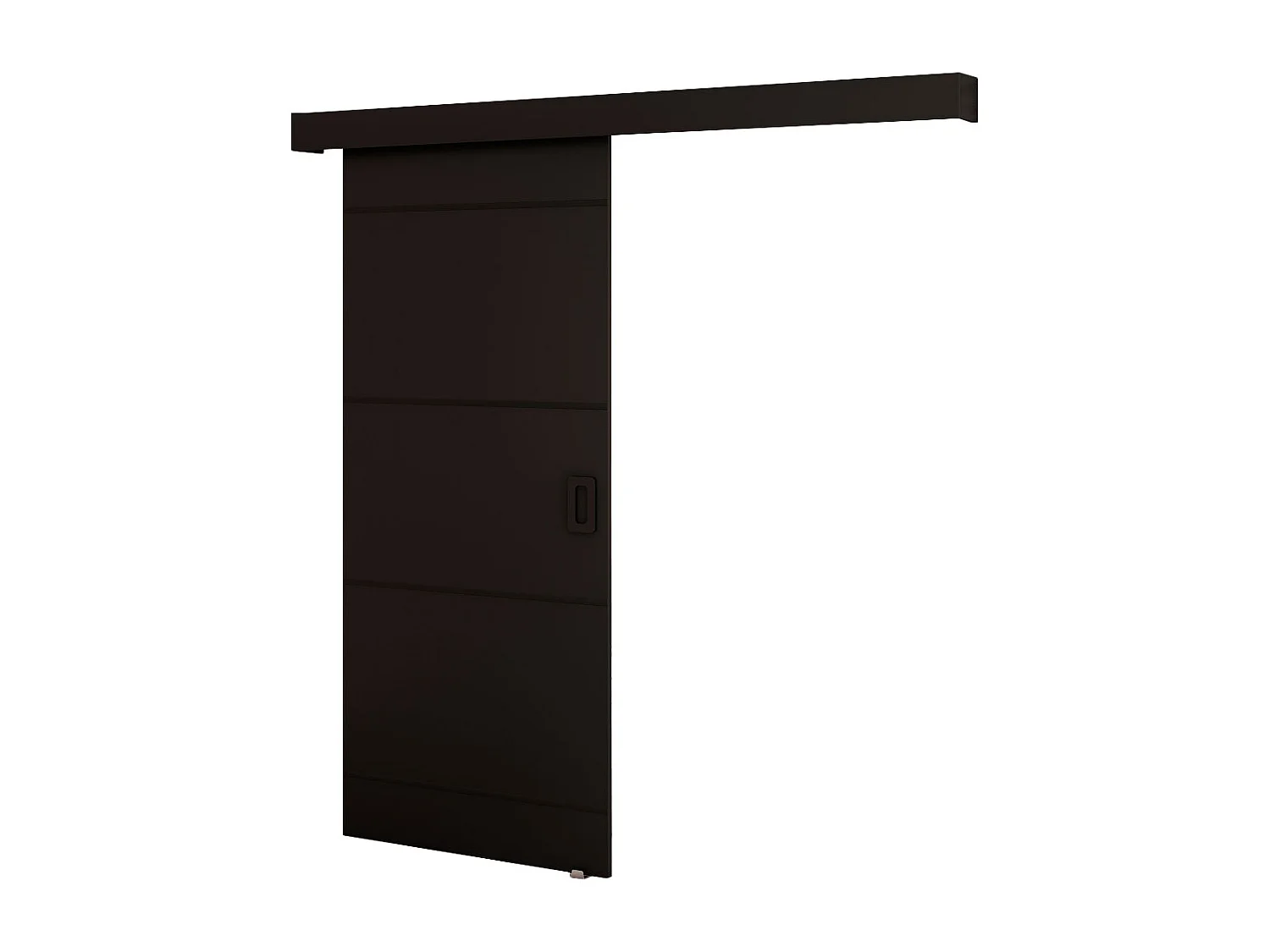 Portes coulissantes Beni IV 90x204 (Noir)