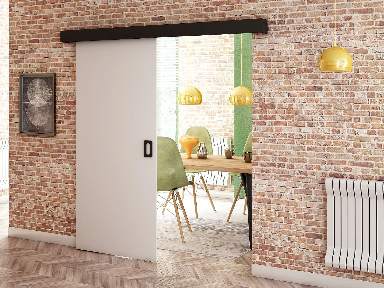 Puertas correderas Beni I 90x200 (blanco)