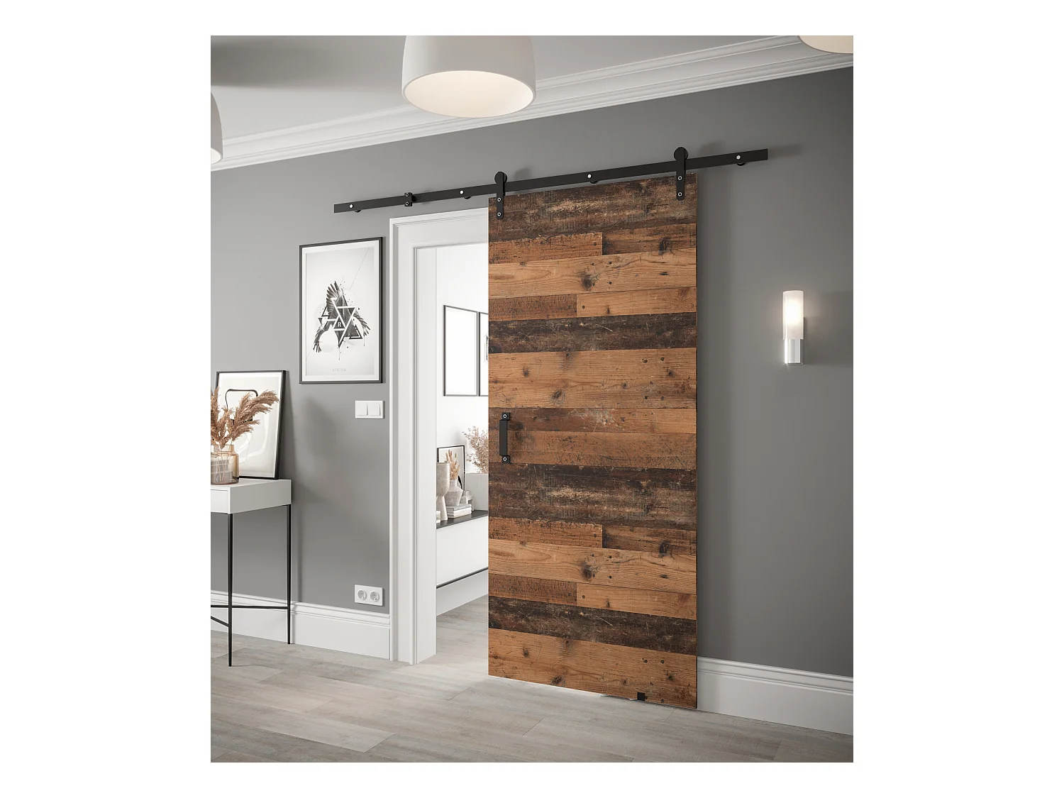 Portes coulissantes Loftiko I 90x204 (Old Style)