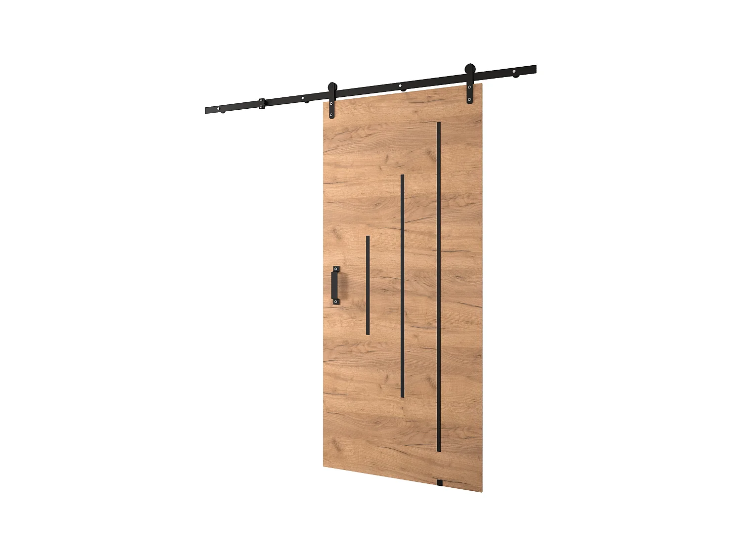 Schiebetür Loftiko Y 90x204 (Kraft Eiche)